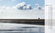 Postkartenkalender 2015: am Strand (September)