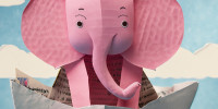 Adobe Firefly Pink Elephant