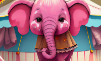 Adobe Firefly Pink Elephant