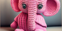 Adobe Firefly Pink Elephant