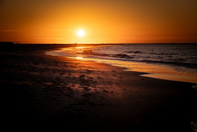 Sonnenuntergang am Strand Sonnenuntergang am Strand