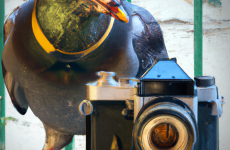 dall e 2023 02 25.49.33   camera monster shooting a ki generated photo of a pigeon  in the style of helmut newton and vincent van gogh