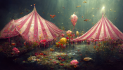Midjourney Unterwasserzirkus