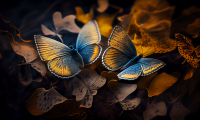 before.sunrise dreamy image photo of blue and yellow butterflie 475037b8 1685 4cf8 bf60e2d5f561a