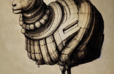 Midjourney Roboterschaf im Stil von Leonardo da Vinci