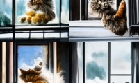 fluffycat midjourney v1