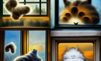 fluffycat midjourney v2