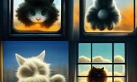fluffycat midjourney v3