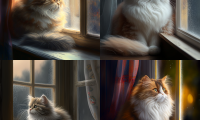 fluffycat midjourney v4