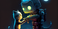 before.sunrise cute zombi robot chewing a cat darkblau warm bac 3cd29a86 4540 45f8 aed6afe4708a93