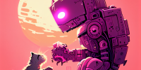 before.sunrise cute zombi robot chewing a cat pink color warm b 6529878b 6c7c 452aa4a b4e223c3c8f3