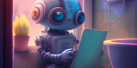 Computersüchtiger Roboter: Macht Midjourney süchtig?