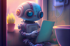 Computersüchtiger Roboter: Macht Midjourney süchtig?